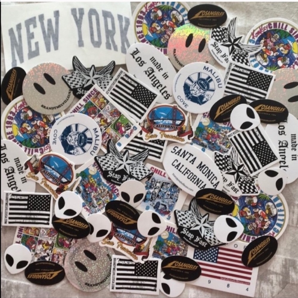 BRANDY MELVILLE STICKER Bundles Laptop phone case - Picture 3 of 8